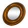 Miroir rond convexe doré miroir de sorcière