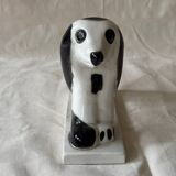 Ceramic dog Geo Condé 1930 Saint-Clement