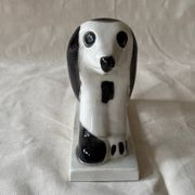 Chien en céramique Geo Condé 1930 Saint-Clement