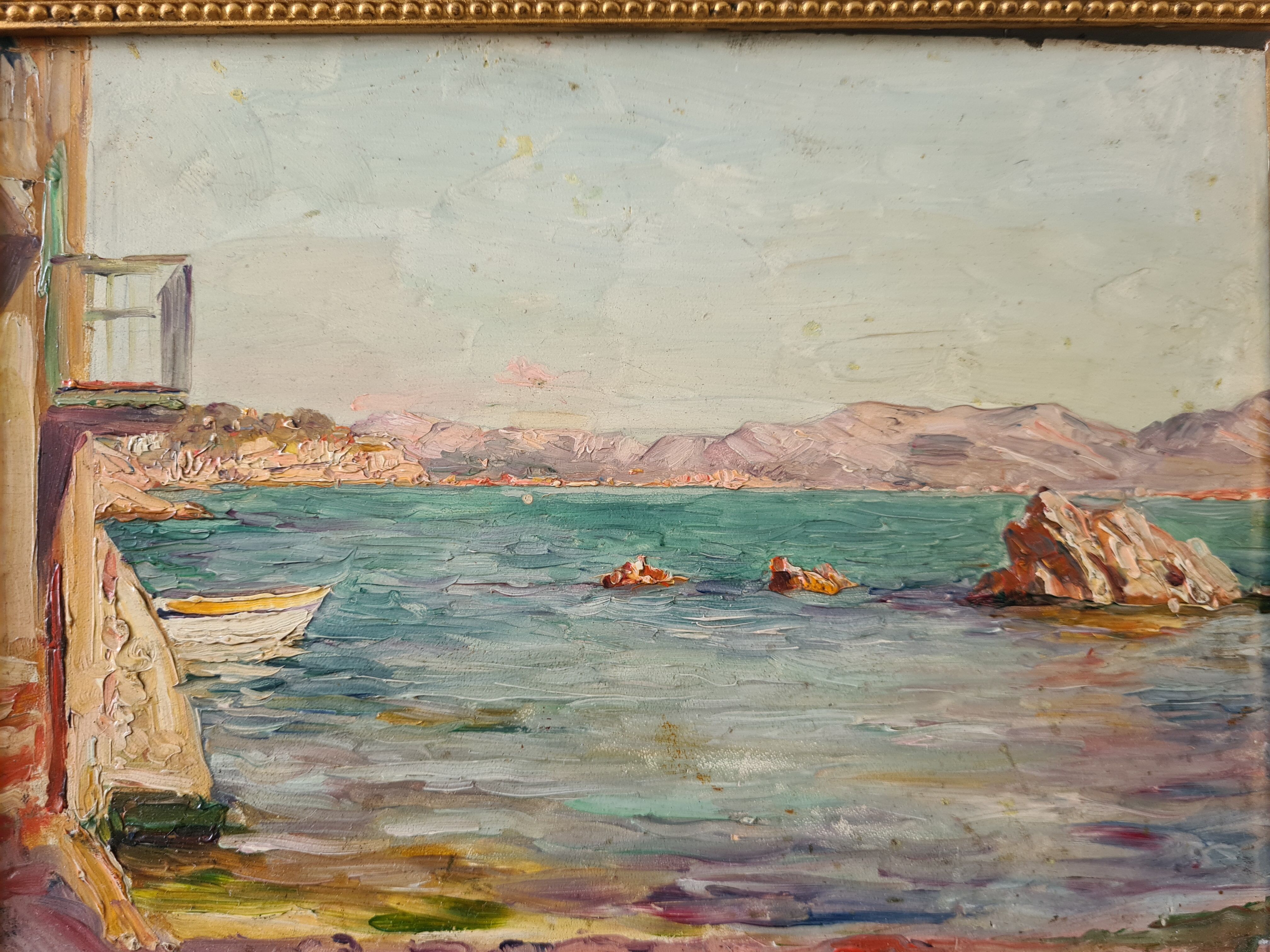 The Mediterranean Coast - oil XIX°