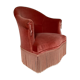 Fauteuil crapaud velours