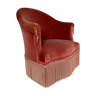 Fauteuil crapaud velours