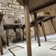 Lot chaises bistrot alsacienne 1960