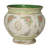 Hand-decorated G. Deruta vase, 1970s