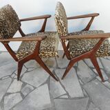 Pair of bridge chairs