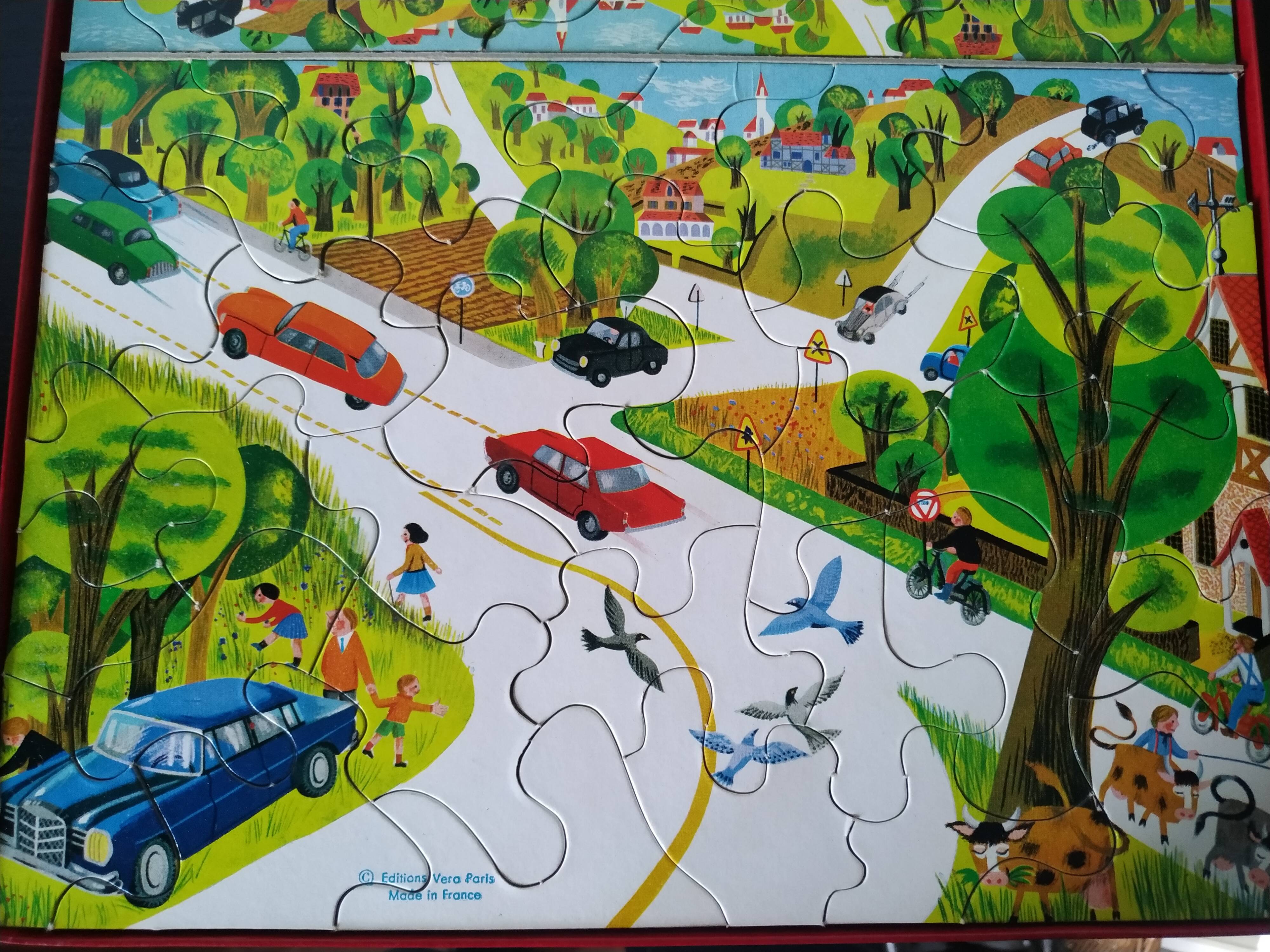 Puzzle vintage Karapousse