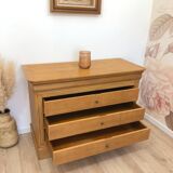 Commode style Louis Philippe en merisier massif