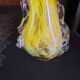 Vintage blown glass artistic vase
