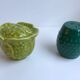 Duo of salt shaker and pepper maker in slurry cabbage 50s
