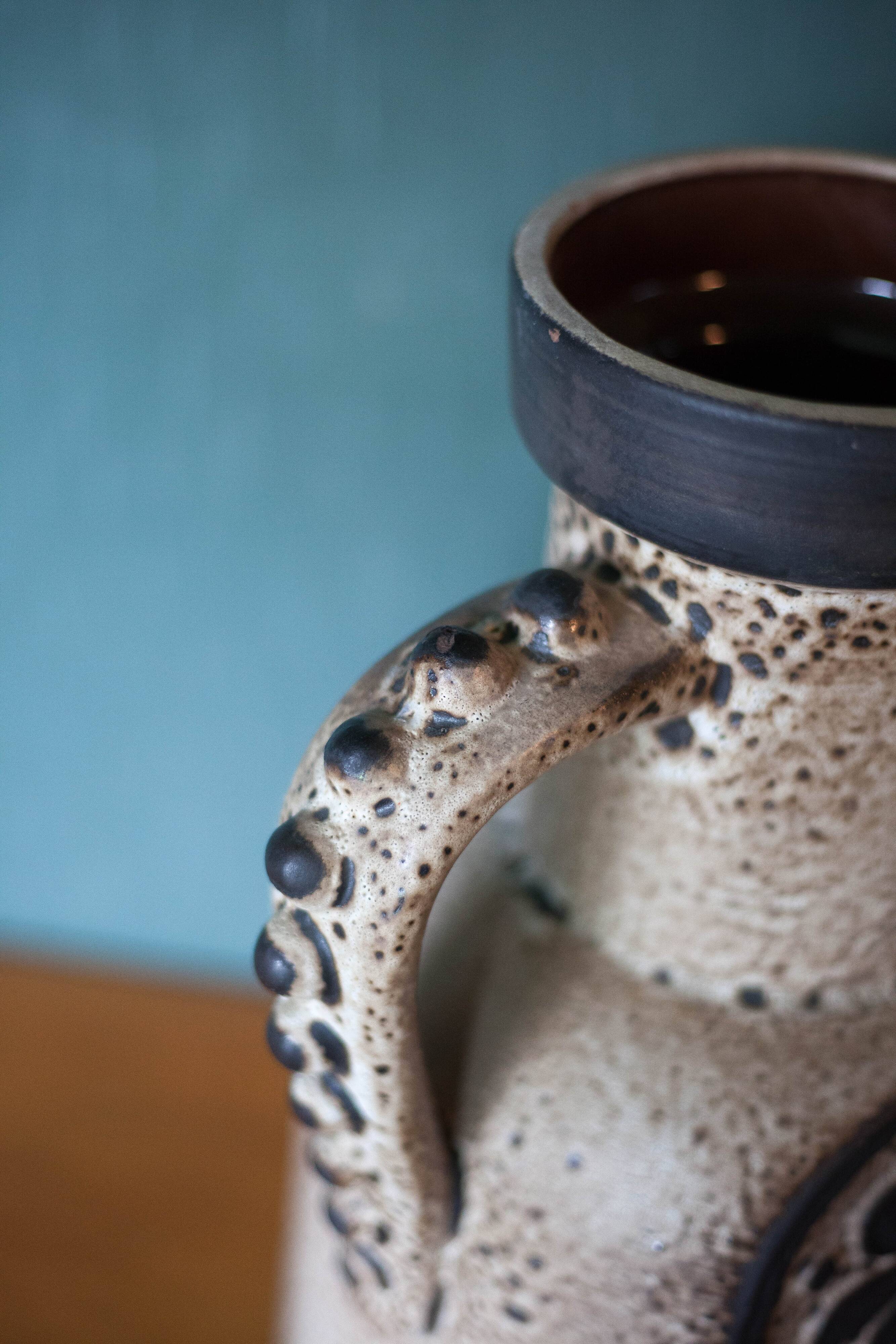 Ceramic vase Germany ,Carstens Tönnieshof Luxus Series Designed by Dieter Peter 70's