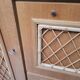 Armoire commode bois et rotin 1960