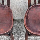 Chaises bistrot Baumann, années 50. (Lot de 4)