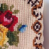 Vintage wool cushion