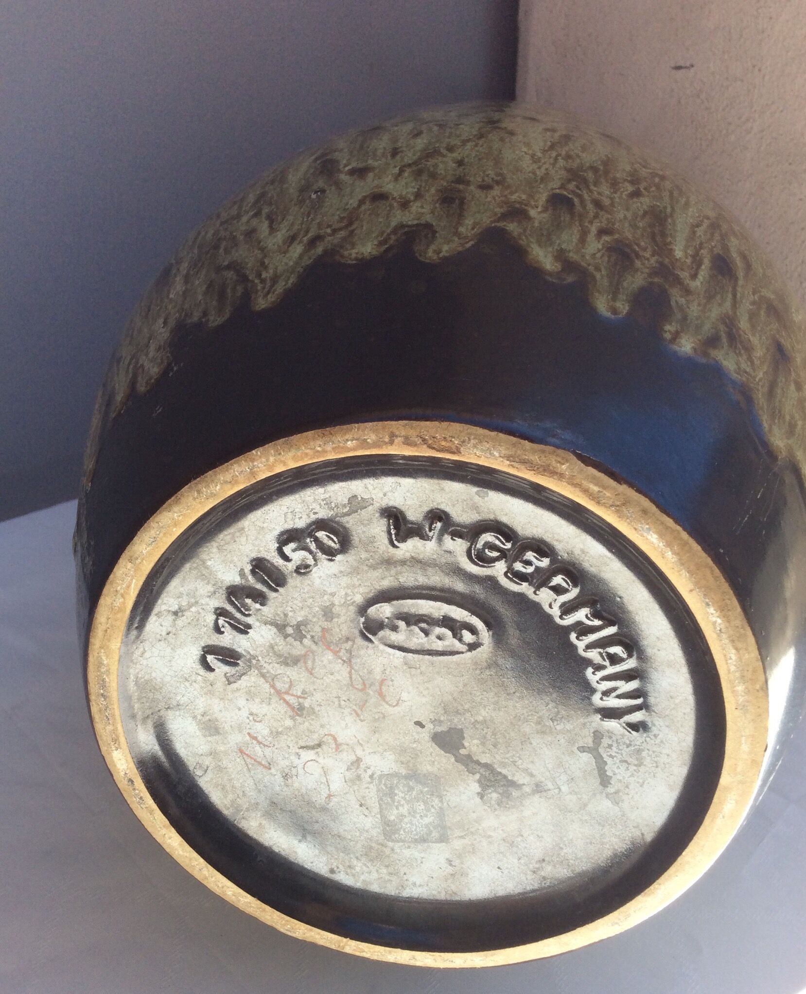 Vase Jasba XXL West Germany, 1960s