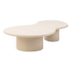 Customizable Handmade Sculptural Plaster Coffee Table, Organic shape, O150