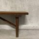 Folding oak bench
