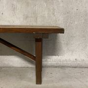 Folding bench in oak