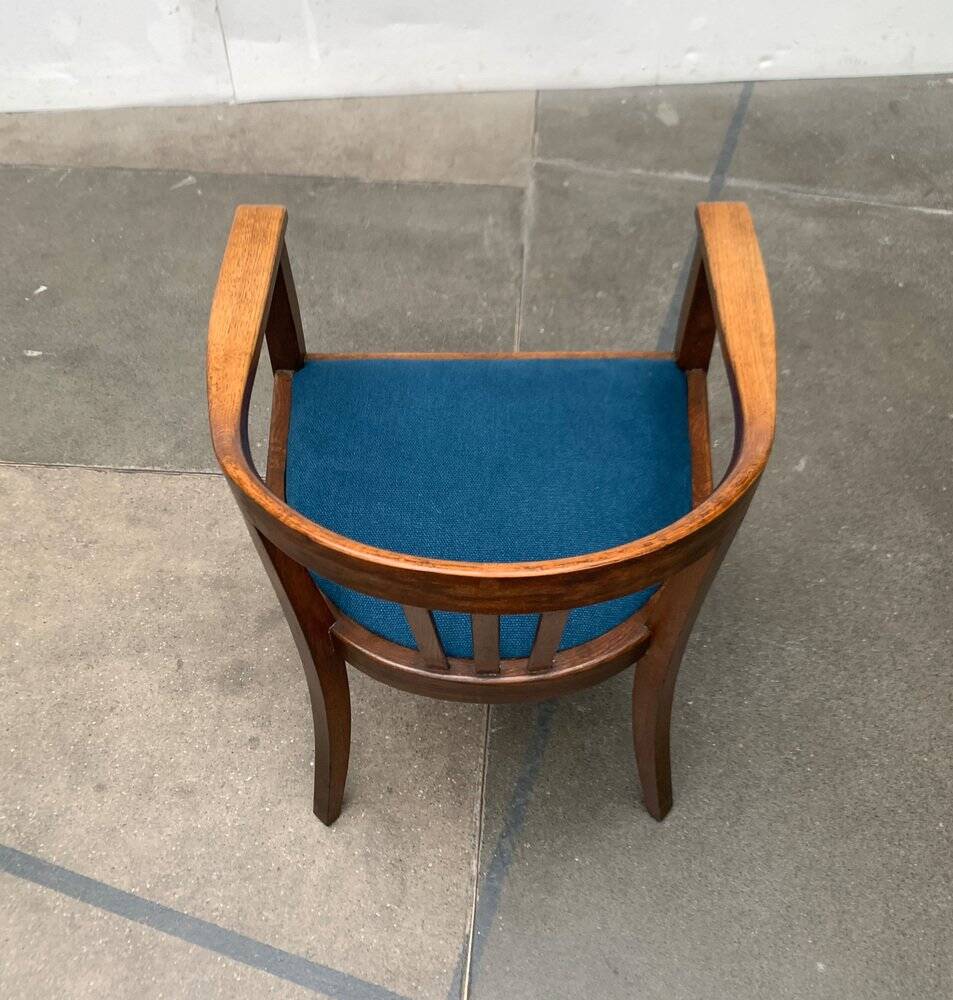 Art Deco hamburger office chair, 1930s