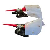 Paire d'appliques 1950