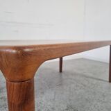 Scandinavian solid teak coffee table from Glostrup, Denmark 60s/70s