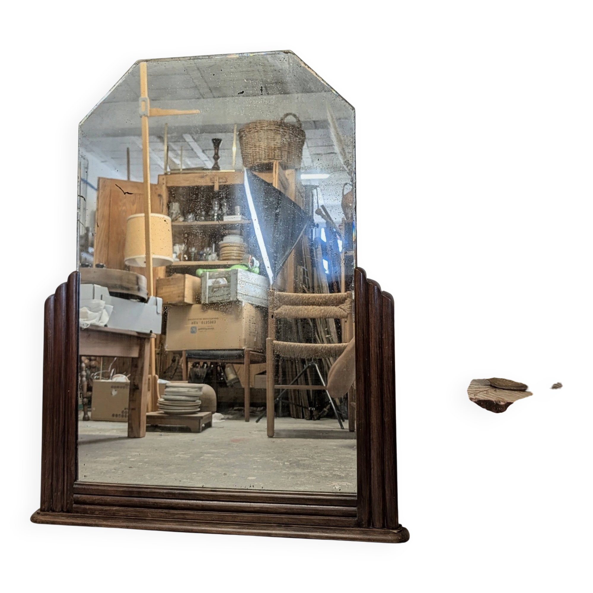 Grand miroir art déco