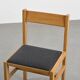 Chaise en Acajou Blond par André Sornay, circa 1960