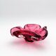 Murano Coupe Flavio Poli Sommerso Rubies & Original Pilon 17cm 1960