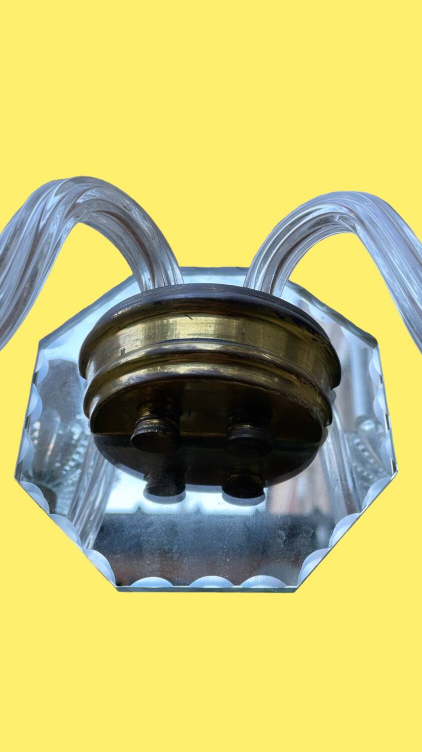 Pair of Venetian glass sconces, circa 1930