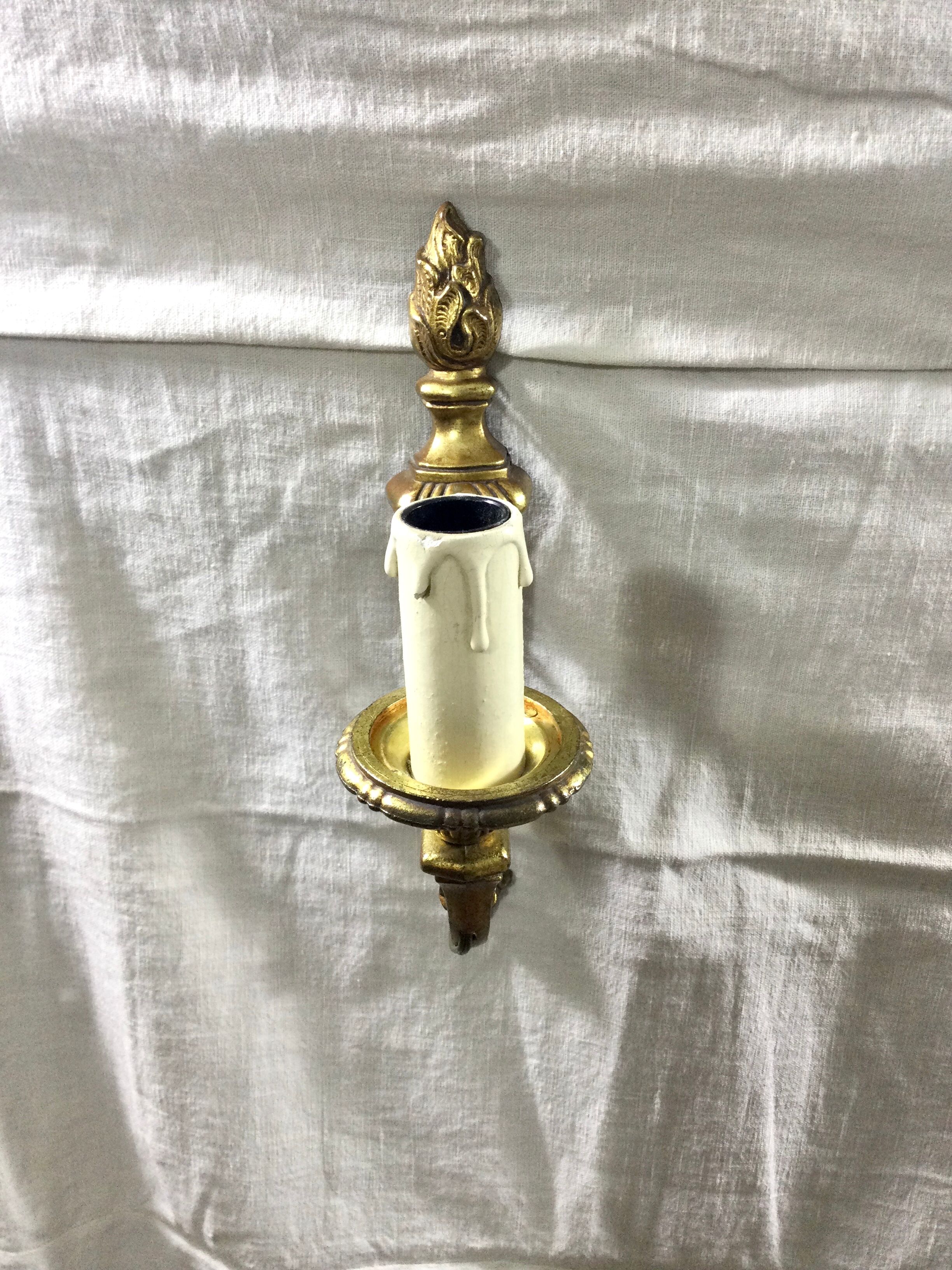 Wall lamp 1 louis XVI style copper