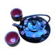 Head-to-head in ceramics - teapot and its 2 cups