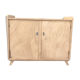 Parisian buffet feet compass raw wood