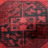 Antique Afghan Ersari handmade rug 118 cm x 196 cm 1920s