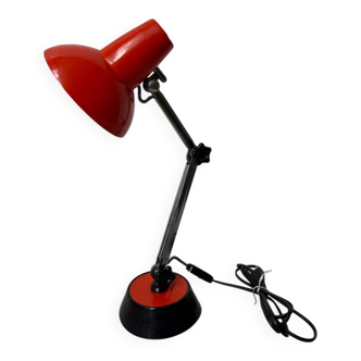 Design desk lamp 70 black and orange metal