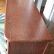 Commode en bois et rotin