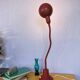 Lampe cocotte flexible bordeaux, 1960