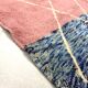 Multicoloured wool rug - Handmade custom living room rug 3/2