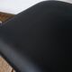 2 armchairs vintage chromed metal and Italian design leather