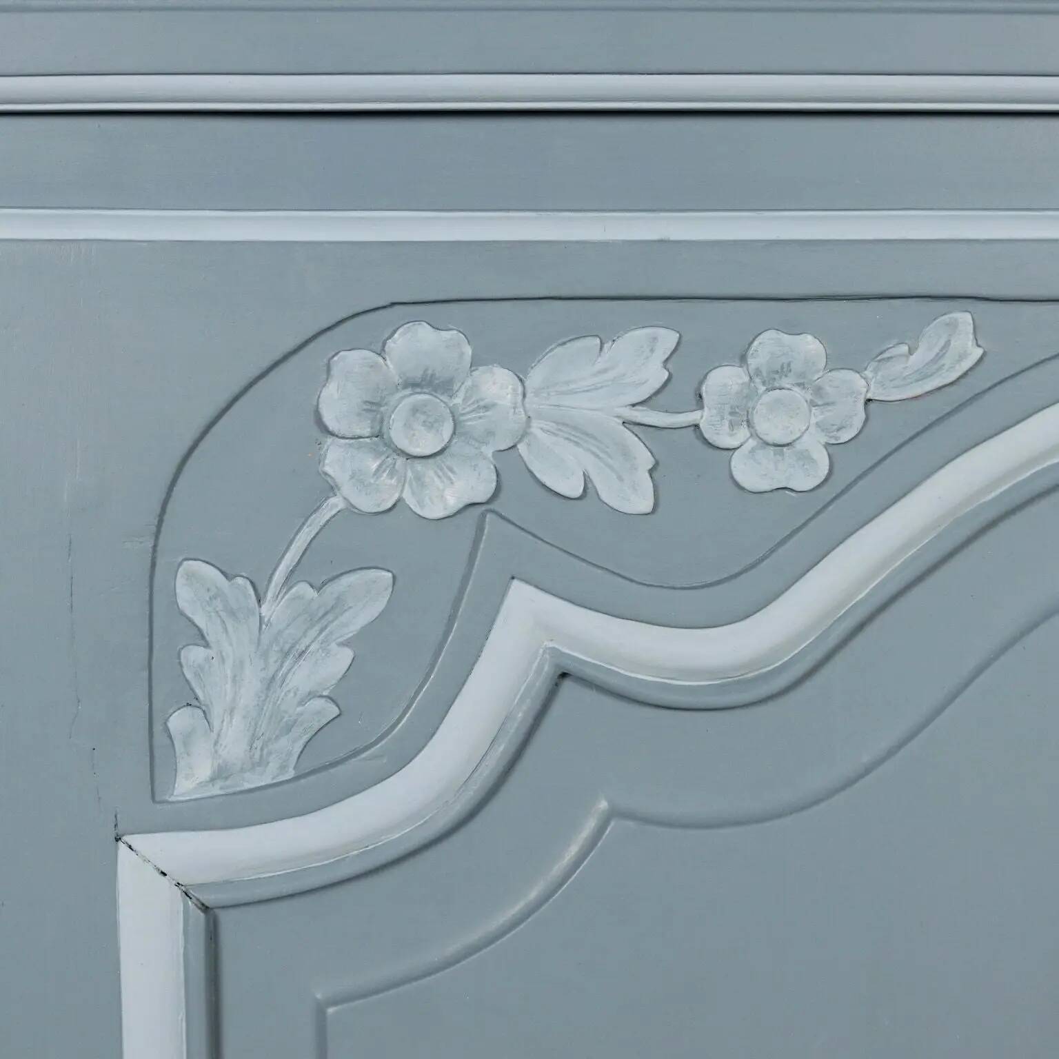 Rococo-style antique cherry wood buffet, France, 20th century