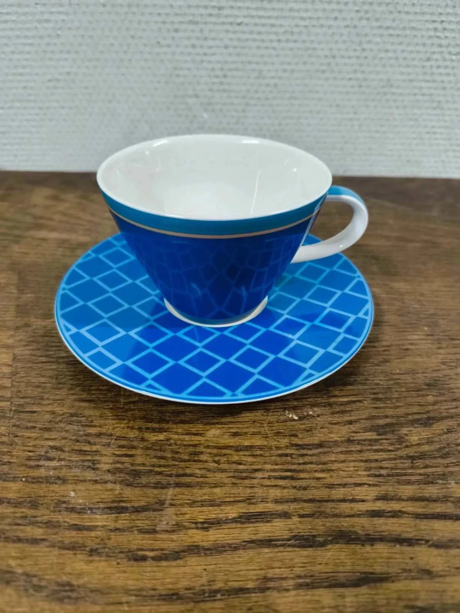 Cup + saucer Villeroy & Boch Café Club blue