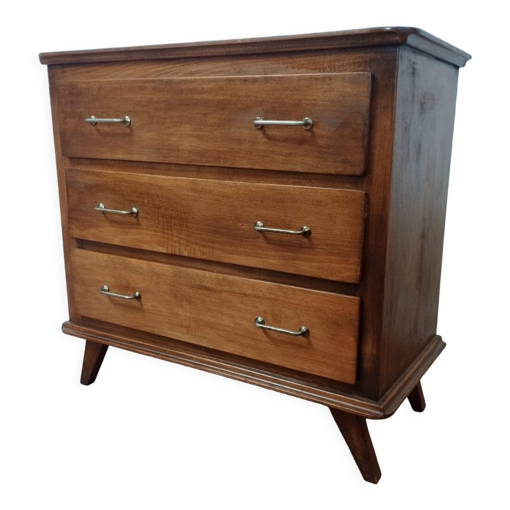 Vintage chest of drawers compass feet