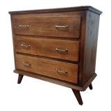 Vintage chest of drawers compass feet