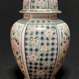 Japanese jar bird pattern
