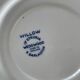 2 cups and 2 plates in white english porcelain