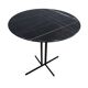 Coffee table or auxiliary table Natuzzi, marmol Sahara Noir, s. XXI – Italy