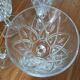 4 antique stemmed glasses