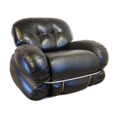 Italian vintage armchair by Adriano Piazzesi 1970