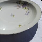 Plat rond en terre de fer cie française