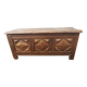 Breton wooden chest diamond