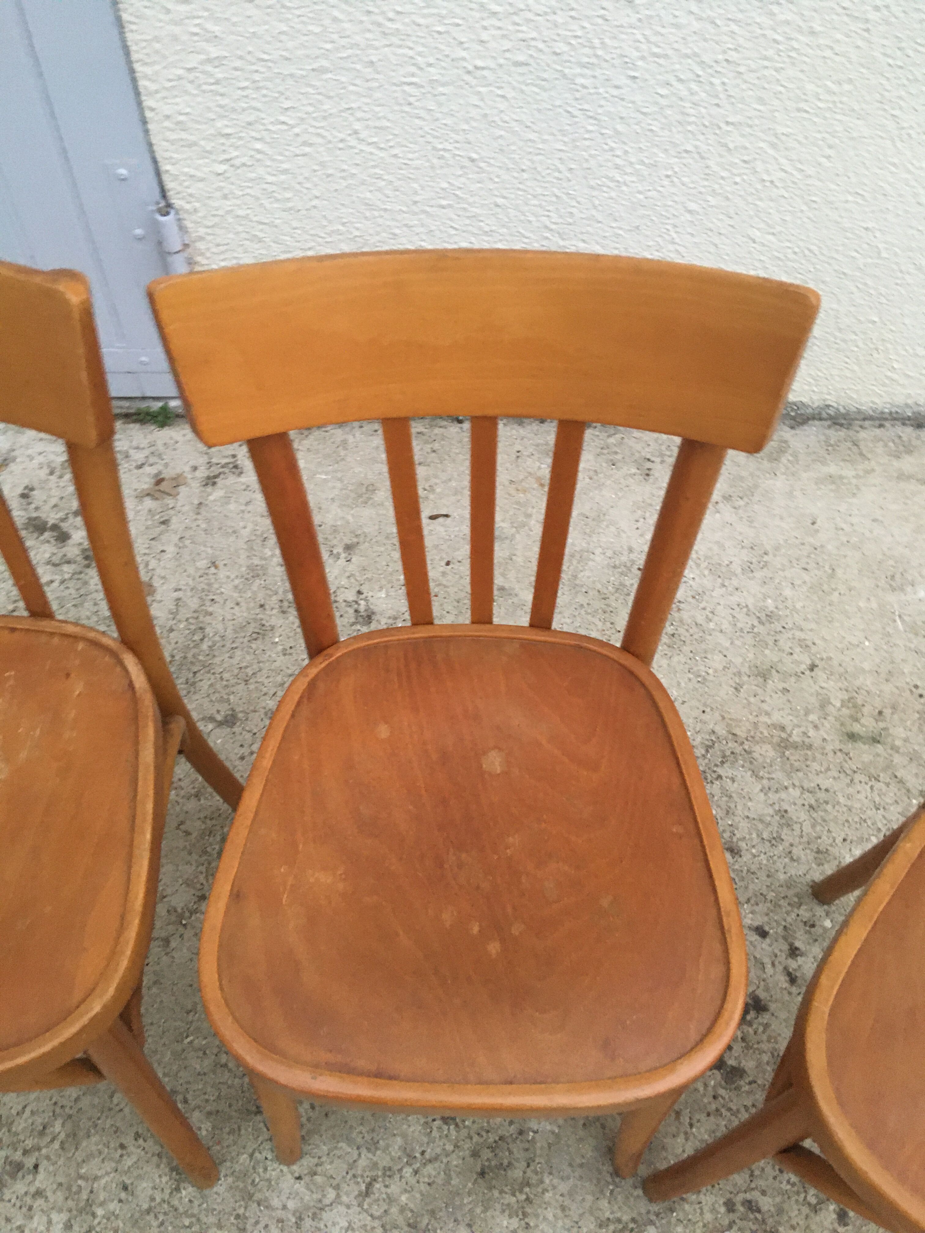 Old bistro chairs