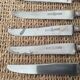 Series of 9 cheese knives